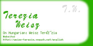 terezia weisz business card